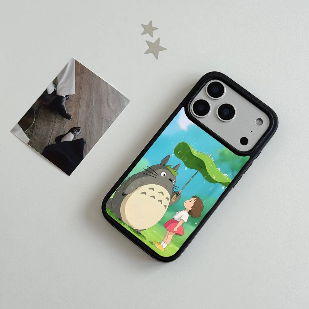 T-Totoro C-Cute Anime Phone Case For IPhone 17 Air 16 15 14 Plus 13 12 11 Pro Max Dual Tone Hard PC Fashion Protective Cover