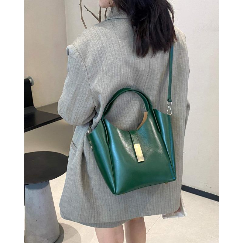 Vegetable Basket Bag Women Korean New Soft Leather High end Shoulder Bag Large Capacity Fashionable Niche Tote Bag Women