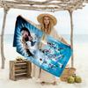 Football Messi Personalized Name Beach Towel Super Soft & Absorbent Perfect for Traveling Yoga Camping and Swimming