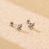Exquisite S925 Sterling Silver Cartilage Earring with Small Screw Back, Personalized Niche Design