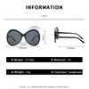 Fashion Large Frame Round Sunglasses Women Men Exquisite Luxury Brand Sun Glasses Outdoor Travel Beach Lady Man Glasses UV400