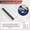 1 pair 4/6 inches Vise Jaws with Magnetic Universal Soft Vice Jaws Pads Covers Multi-Purpose Protector for Any Metal Vice