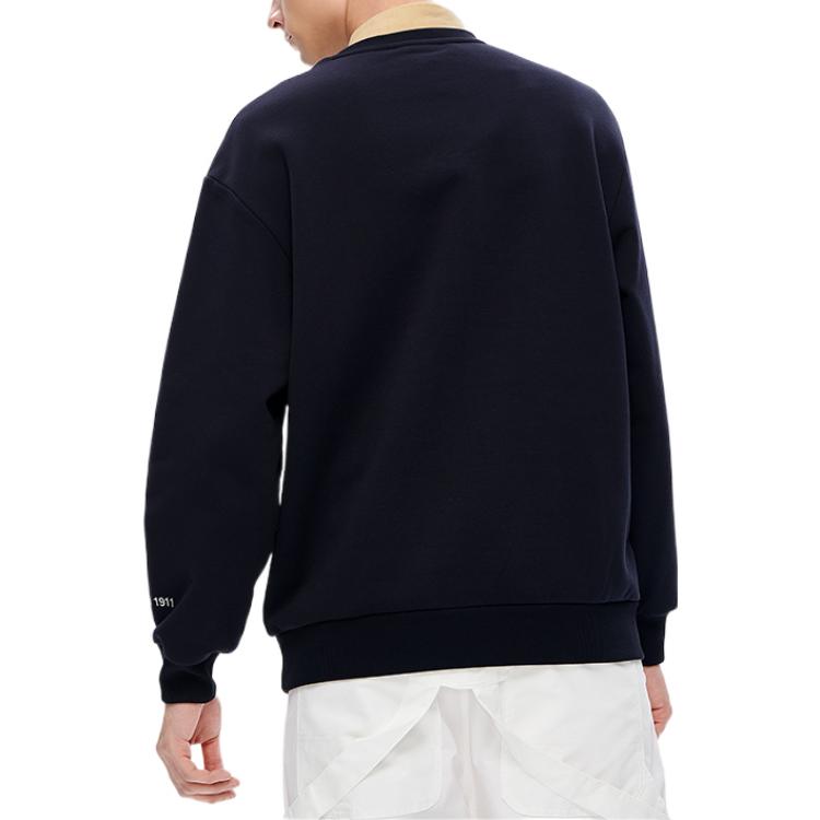 FILA Sweatshirts Unisex Legend Blue Crew Neck Thickened Regular F51U249299F-NV