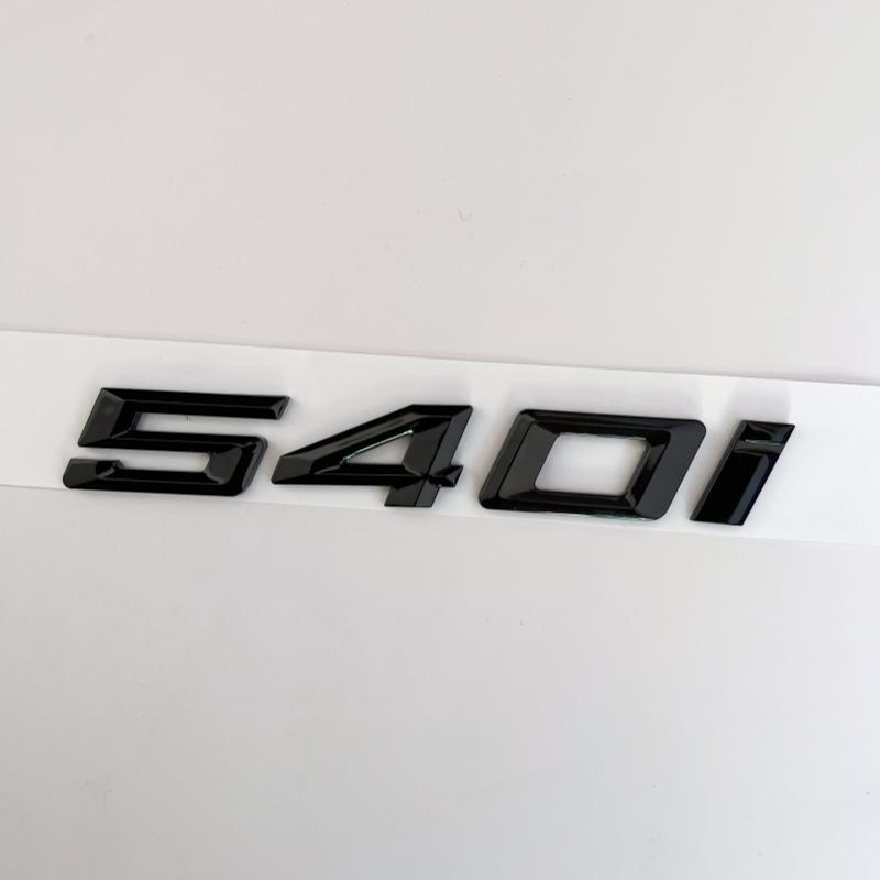 Car 3D ABS Trunk Letters Logo Badge Emblem Decal Sticker For BMW 5 series 520i 525i 528i 530i 535i 540i E39 E60 E61 F10 F11 G30