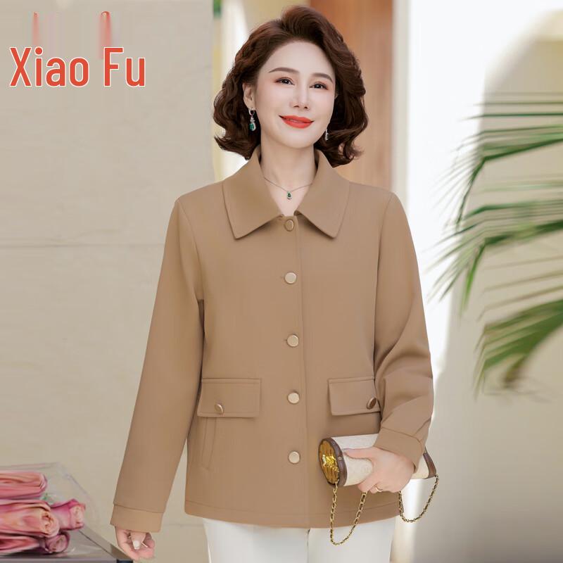 

Стильная повседневная куртка для женщин среднего возраста Xiaofu 5XL