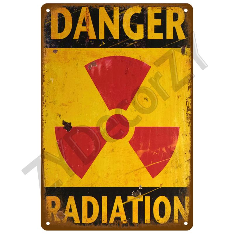 Plaque Tin Sign Plate Home Wall Decor For Bar Club Man Cave Art Warning Metal Sign Vintage Danger Beware Painting Poster Gift