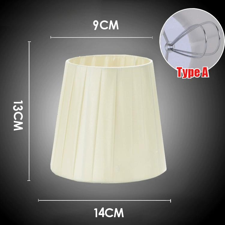 14cm Small Glass Chandelier Lamp Shades, Modern Wall Lasmp Cover, Clip on  for Bedrooms Living Room