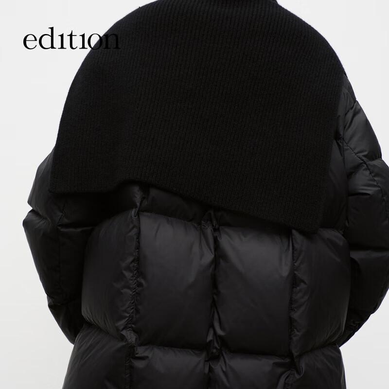 Edition Women's Shawl Collar White Goose Down Jacket