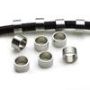 20Pcs Stainless Steel Spacer Bead Charm Big Hole Loose Bead for DIY Bracelet Necklace Leather Jewelry Making Supplies Accessorie