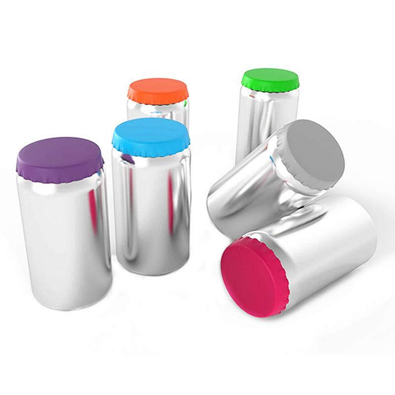 Soda Lid Multi-Color Beverage Can Protector Silicone Can Covers Leak-Proof Cap