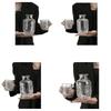 Premium Embossed Glass Drinking Cups Set Durable Relief Goblets Club Drinkware Ideal For Home And Office Use