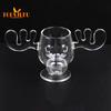 235ML Creative Reindeer Wine Glass Cup,Deer Shaped Adorable Design,Dining Table Decoration,Reusable Drinking Cup
