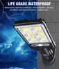Waterproof Solar LED Street & Courtyard Light with Motion Sensor