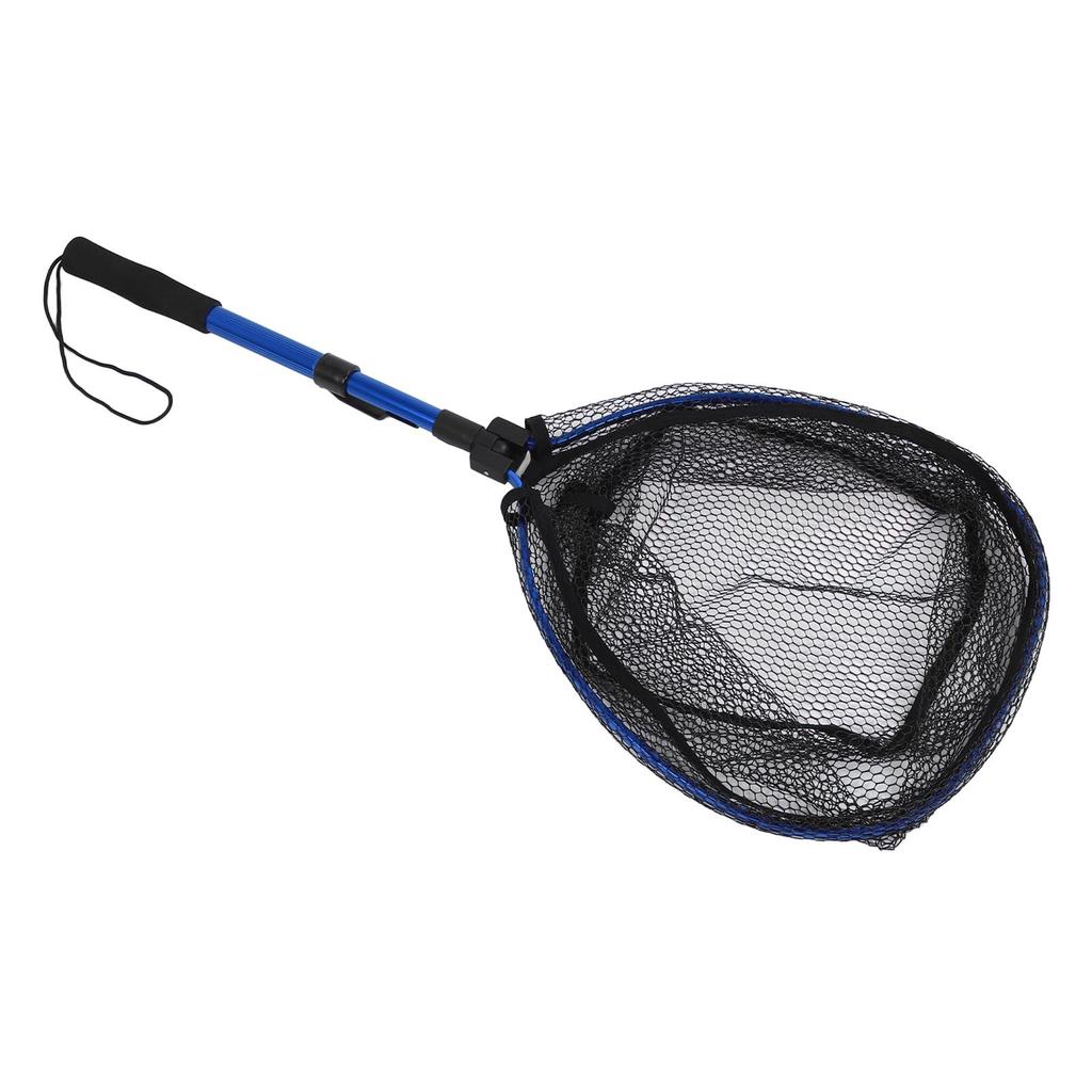 Floating Fishing Net Aluminum Alloy Rubber Foldable Extendable Portable Fish Landing Net for Easy Transportation and