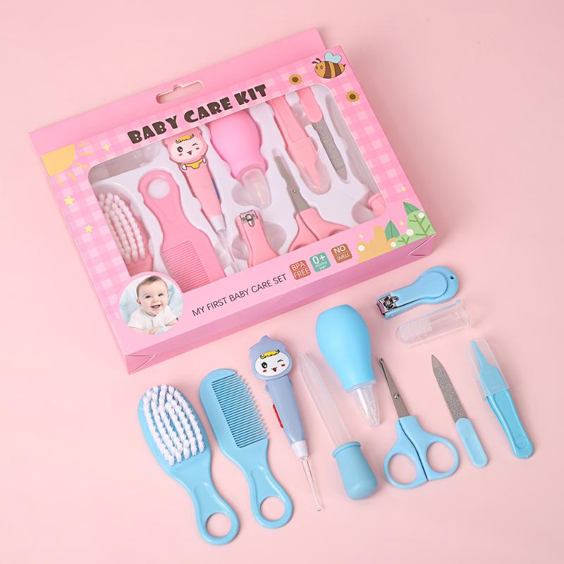 13Pcs Comb Grooming Baby Care Kit Baby Portable Tool Grooming Nail Care Set