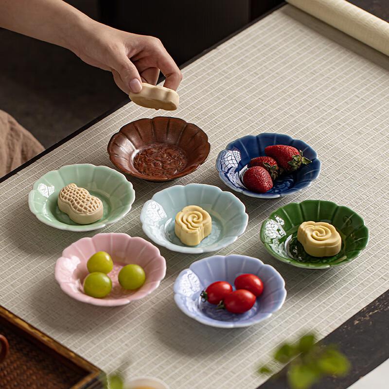 Zen Style Mini Ceramic Pastry & Snack Plate