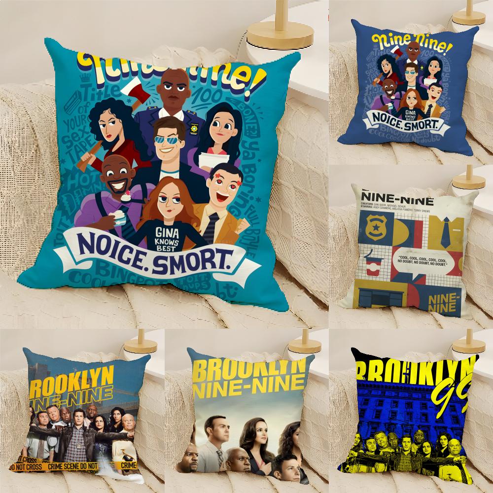 Sitcom Fernsehserie B-Brooklyn Nine-Nine 5 Kissenbezug Leinen Kissenbezug Sofa Heimdeko Kissenhülle Kissenhülle