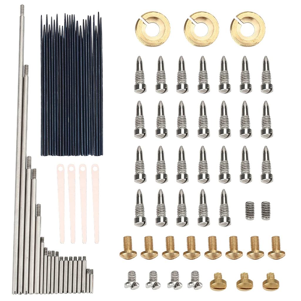 Alto Saxophone Repair Parts Kit Set 18 Rollers, 24 Needle Springs, 8 Round Head Screws Professional Recommended Replacement Parts