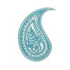 Henna Tattoo Cloth Sticker: Hollow Embroidery Paisley Patch Clothing Accessory