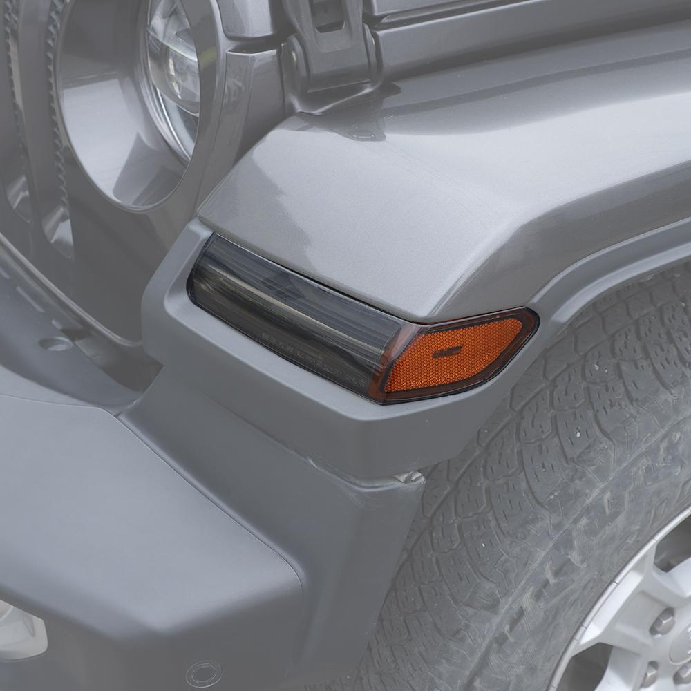 Decorare lămpi pentru sprâncene pentru roată Autocolant pentru capacul luminii ABS pentru Jeep Wrangler JL pentru JT Gladiator 2018 în sus Accesorii exterioare