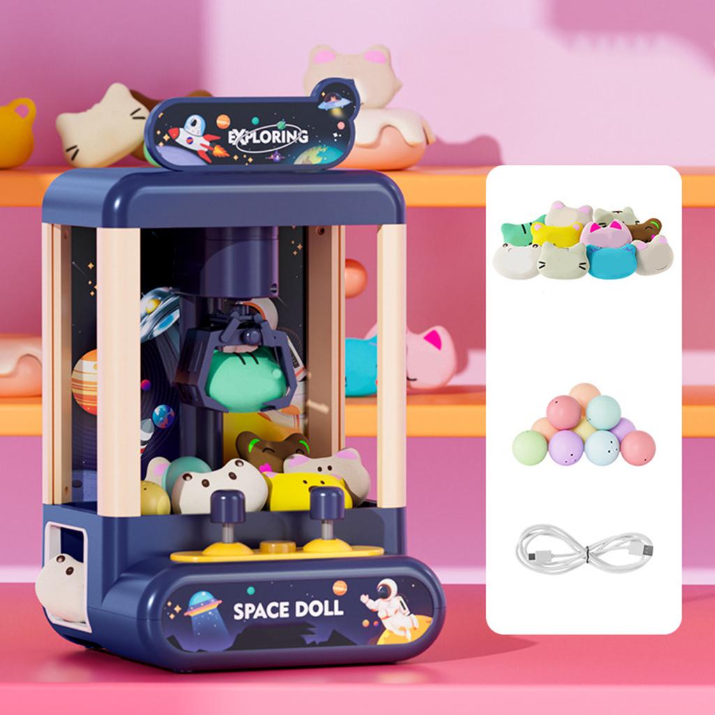 Mini Kids Claw Machine Miniature Twisting Balls Dolls Grabbing Machine