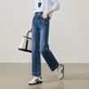 ESE-Y Women's Retro High-Waist Straight-Leg Jeans