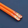 Cute Japanese-style Alloy Chopsticks with Pointed Anti-slip Sushi Tableware Household One Pair Colorful Kitchen Accessories