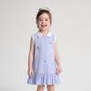 Desa Girls' 2026 Summer Printed Color-Block Dress