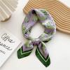 71 * 71 Square Scarf Simulation Silk Year Spring and Autumn Fashion Temperament Printed Silk Scarf Korean Version Women's Versatile Scarf