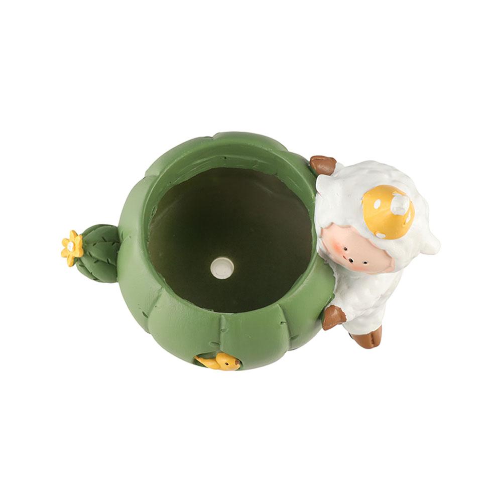 Gardening Multifunctional Pen Holder Cartoon Animal Ornaments Makeup Brush Holder  Home Decor