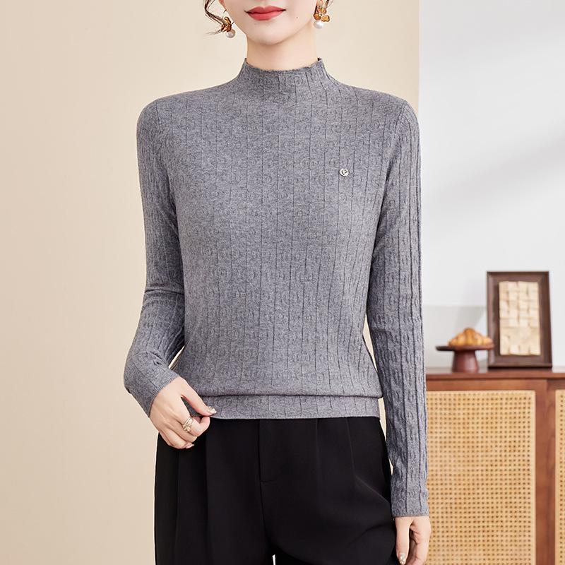 2025 New Winter Knit Sweater for Middle-aged Women - Stylish Base Layer