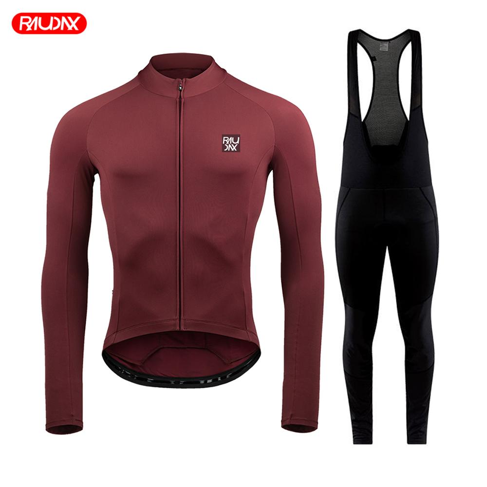 Spring Autumn Summer Cycling Jersey 2026 Raudax Long Sleeve Cycling Clothing Bike Ciclismo Mtb Ropa De Hombre Cycling Sets