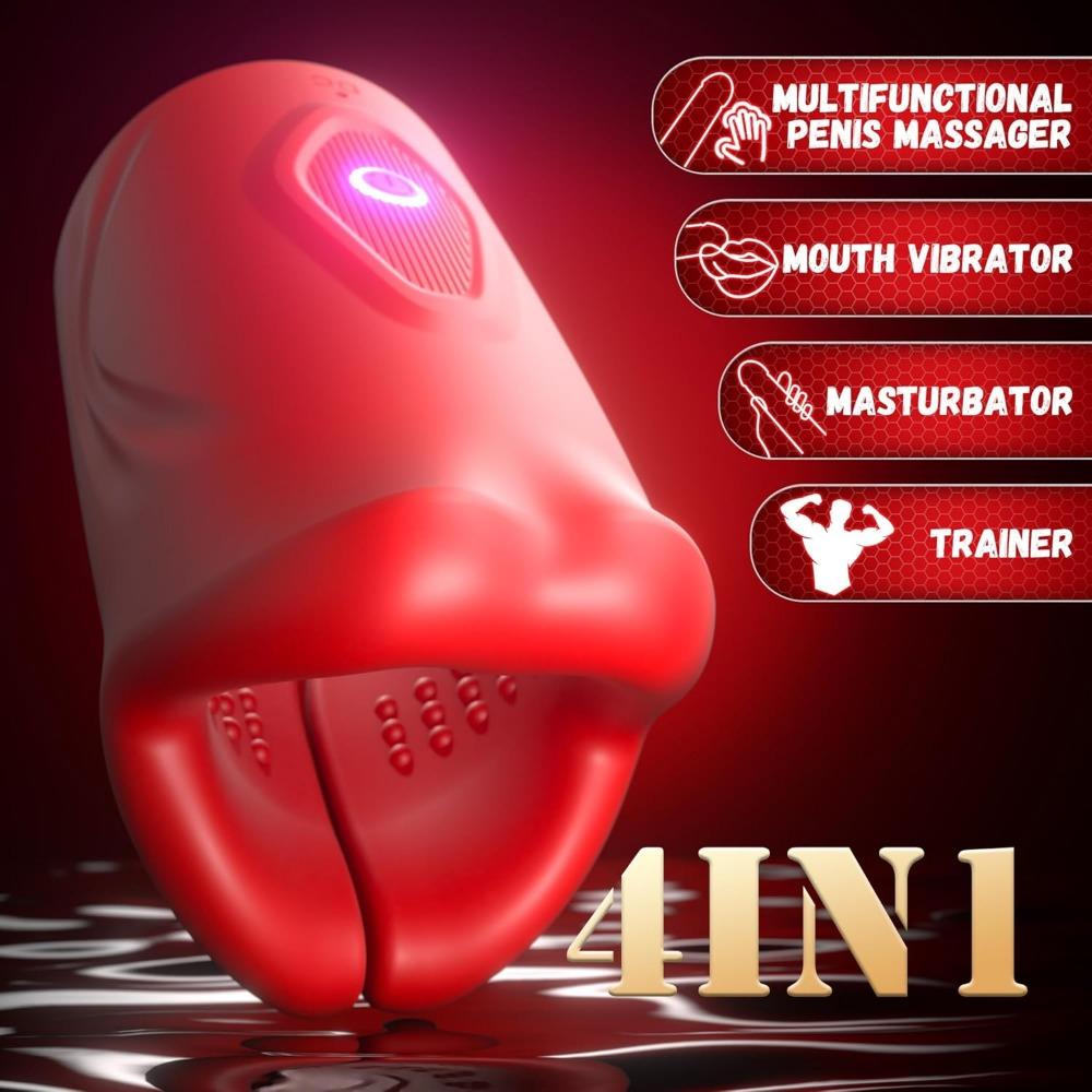 Bluetooth Penis Vibrator for Men Masturbator Sex Machine Penis Delay Trainer Cock Ring Glans Massager Male Sex Toys for Adult
