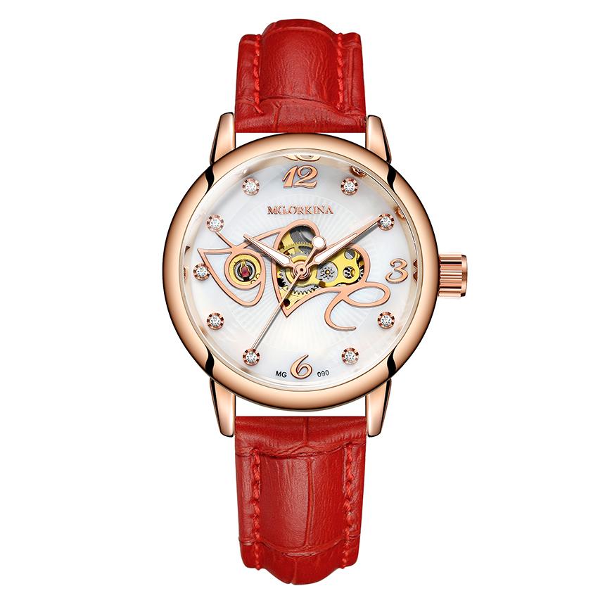 ORKINA Ladies Automatic Mechanical Watch Luxury Brand Women Wristwatch Fashion Skeleton Clock Senhoras Assistir Reloj Mujer 2022