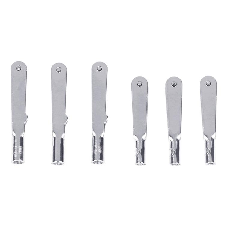 Professional Metal Servo Attachments, 10Pcs Chuck Pull Rod Connectors Clamp for Model Plane Enthusiasts