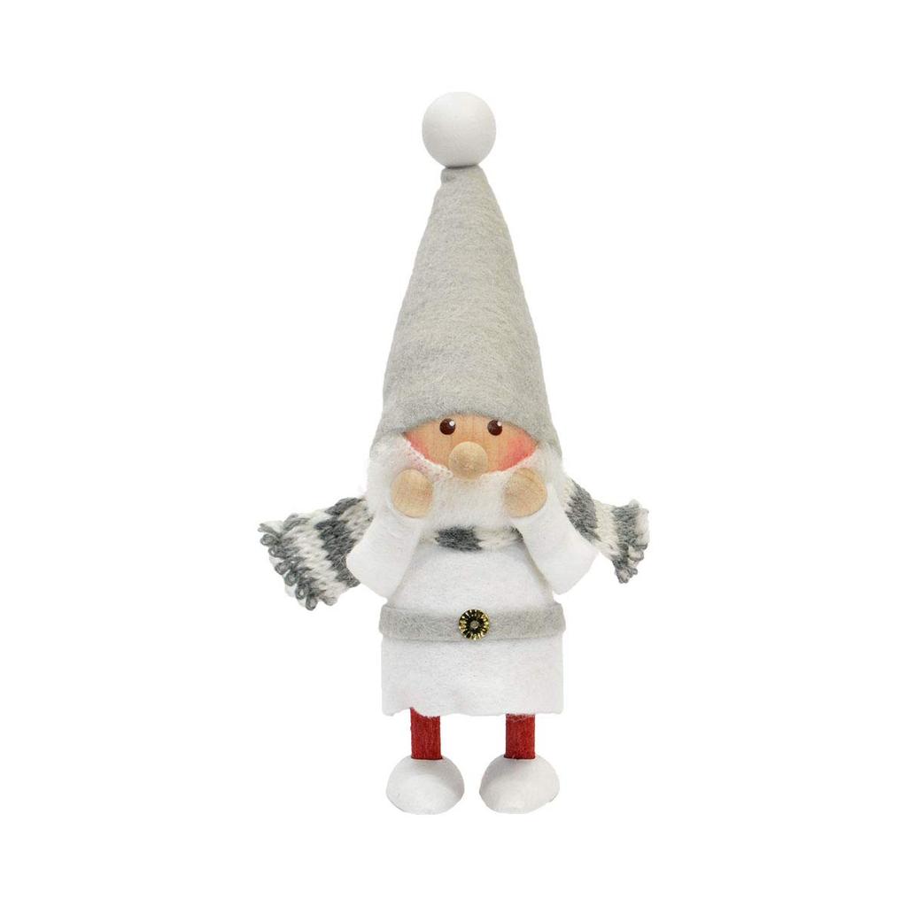 NORDIKA nisse Nordica Nisse Christmas Wooden Doll (Scarf Santa)