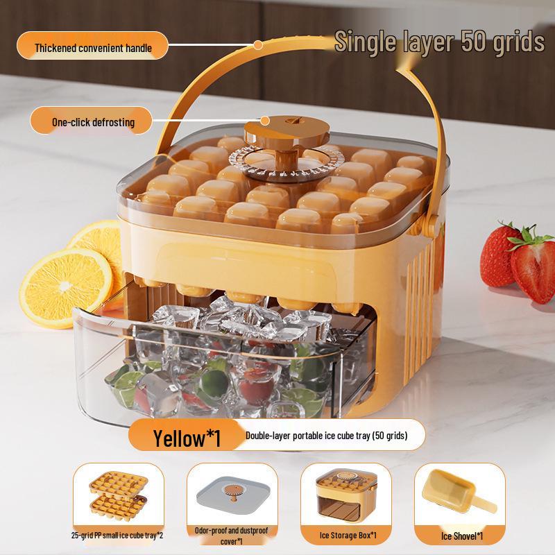 Hand-Cranked Shaved Ice & Smoothie Maker for Home Use
