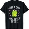 Cute Frog Shirt For Girls Just A Girl Who Loves Frogs T-Shirt