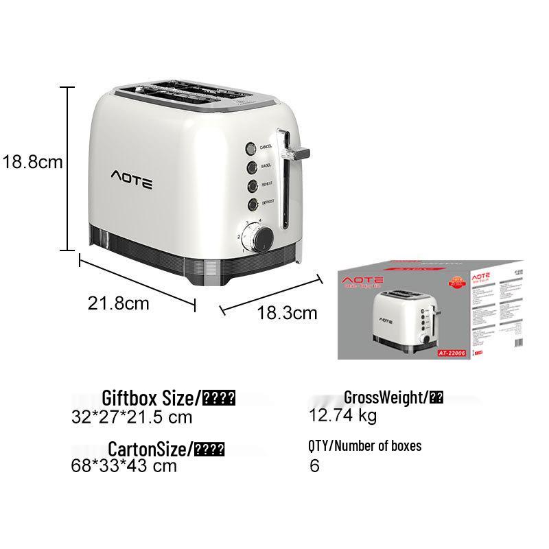 European Cross-Border Multi-Functional Retro Toaster & Breakfast Machine EU Standard
