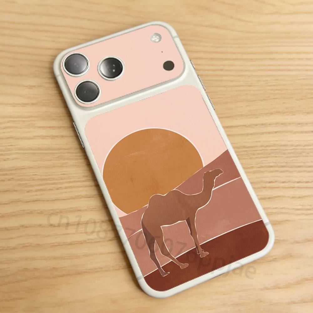 

Desert camel For iPhone 17 Pro /Pro Max Battry Back Cover with Camera Decal Skin Rear Protective Sticker Film iPhone17promax