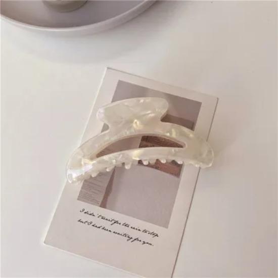 Vintage Hair Clips for Women Acetate Claw Clip Colorful Marbling Large 10cm Hair Clip Girls Hair Accessories  New Hair Claw