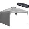 ENDLESS BASE Plachtový stan 3m x 3m s 1 boční montáží do UV úložného pouzdra 19000014 plachta, jednodotykový [Snadná montáž!] Větrání bez průvanu, ochrana,