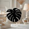 Classic Modern Flowers Cushion Cover Anti-dustmite Pillowcase Invisible Zipper Silky Short Plush Sofa Cushion Cover