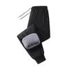 Men's Fleece-Lined Straight-Leg Casual Winter Trousers