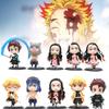 10pcs Slayer Demon Character Toy Doll Pvc Model Desktop Decoration Gift Childred