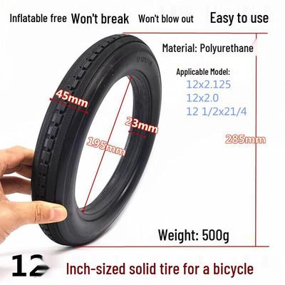 Pneumatico Solido per Bicicletta Elettrica Lishi 12.5x2.25