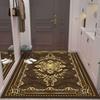 European Style Entrance Door Mat Bedroom Door Anti Slip and Absorbent Bathroom Floor Mat Bathroom Door Mat