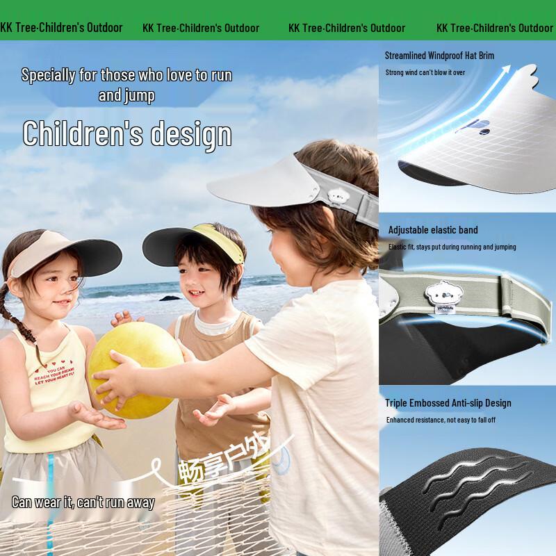 Kocotree Kids UV Protection Sun Visor Hat