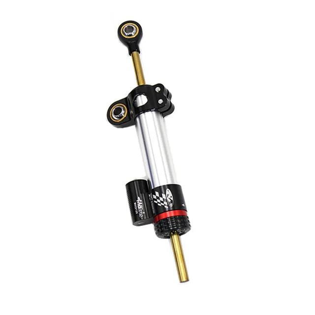 Für Yamaha MT09 MT07 YZF R1 R6 FZ1 XJR1300 MT-07 Kohlefaser Universeller Motorrad-Dämpfer Lenkungsstabilisator Sicherheitskontrolle