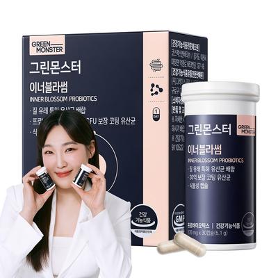 Vaginal Lactobacillus Inner Blossom 3 Billion CFU, 30 Tablets, 1 Unit